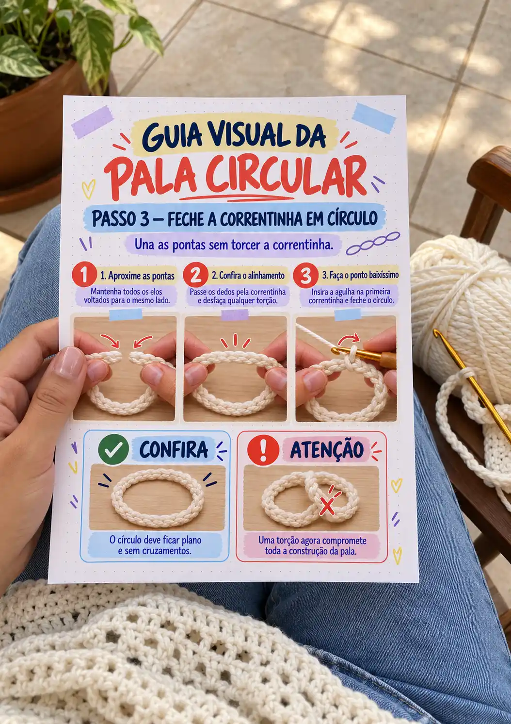 Guia Visual da Pala Circular sendo usado 1